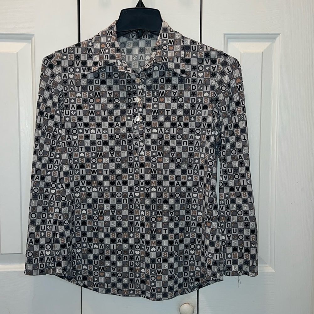 🚫♻️Printed Women’s Blouse Top